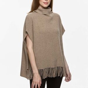 Ovcio Taupe Oversized Cashmere Vest